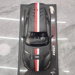 [BBR] 1:18 Ferrari 2021 812 Competizione Black Model Car Resin