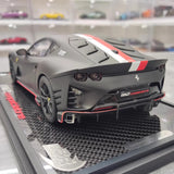 [BBR] 1:18 Ferrari 2021 812 Competizione Black Model Car Resin