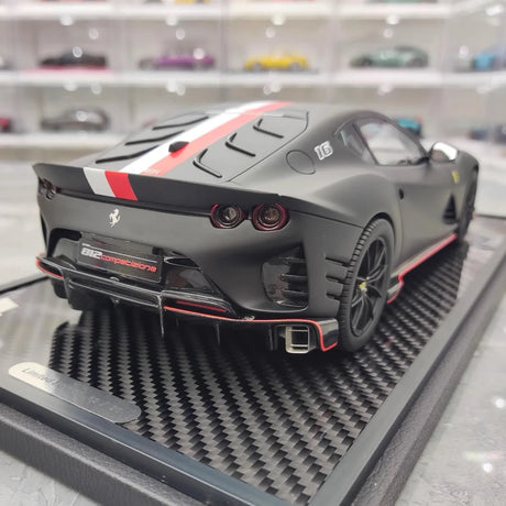 [BBR] 1:18 Ferrari 2021 812 Competizione Black Model Car Resin