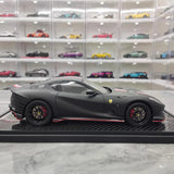 [BBR] 1:18 Ferrari 2021 812 Competizione Black Model Car Resin