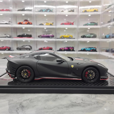 [BBR] 1:18 Ferrari 2021 812 Competizione Black Model Car Resin