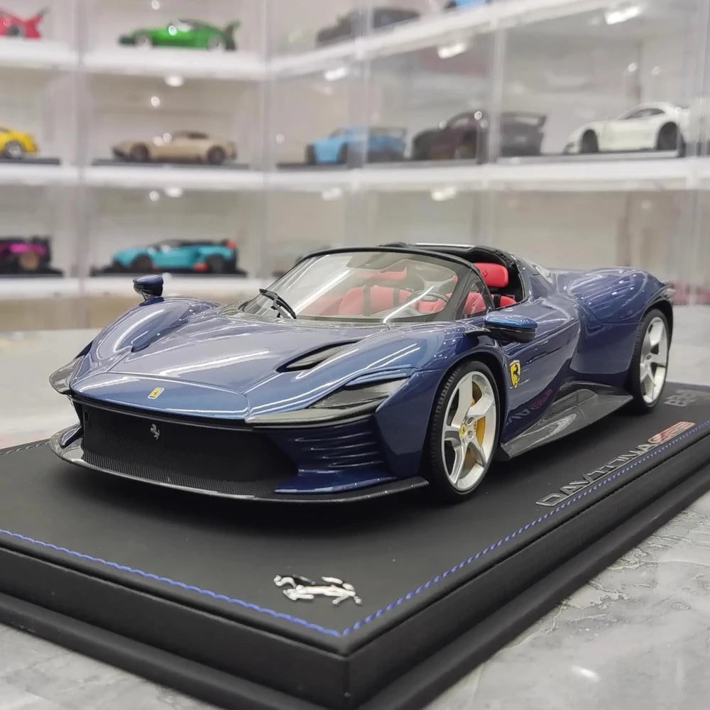 [BBR] 1:18 Ferrari 2021 Daytona SP3 Blue Model Car Resin