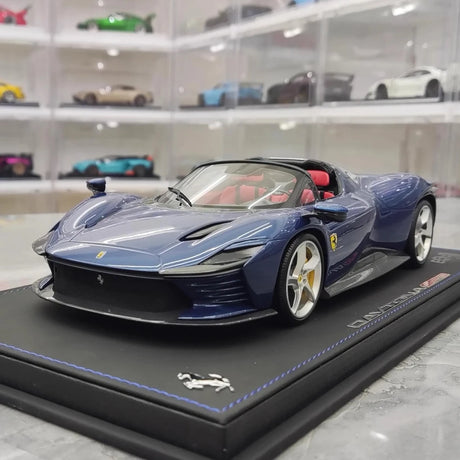 [BBR] 1:18 Ferrari 2021 Daytona SP3 blå modellbil resin