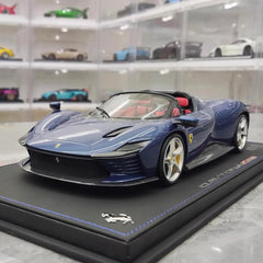 [BBR] 1:18 Ferrari 2021 Daytona SP3 Blue Model Car Resin