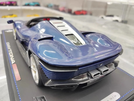 [BBR] 1:18 Ferrari 2021 Daytona SP3 blå modellbil resin