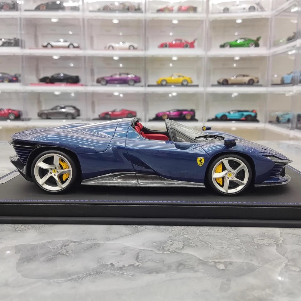[BBR] 1:18 Ferrari 2021 Daytona SP3 Blue Model Car Resin