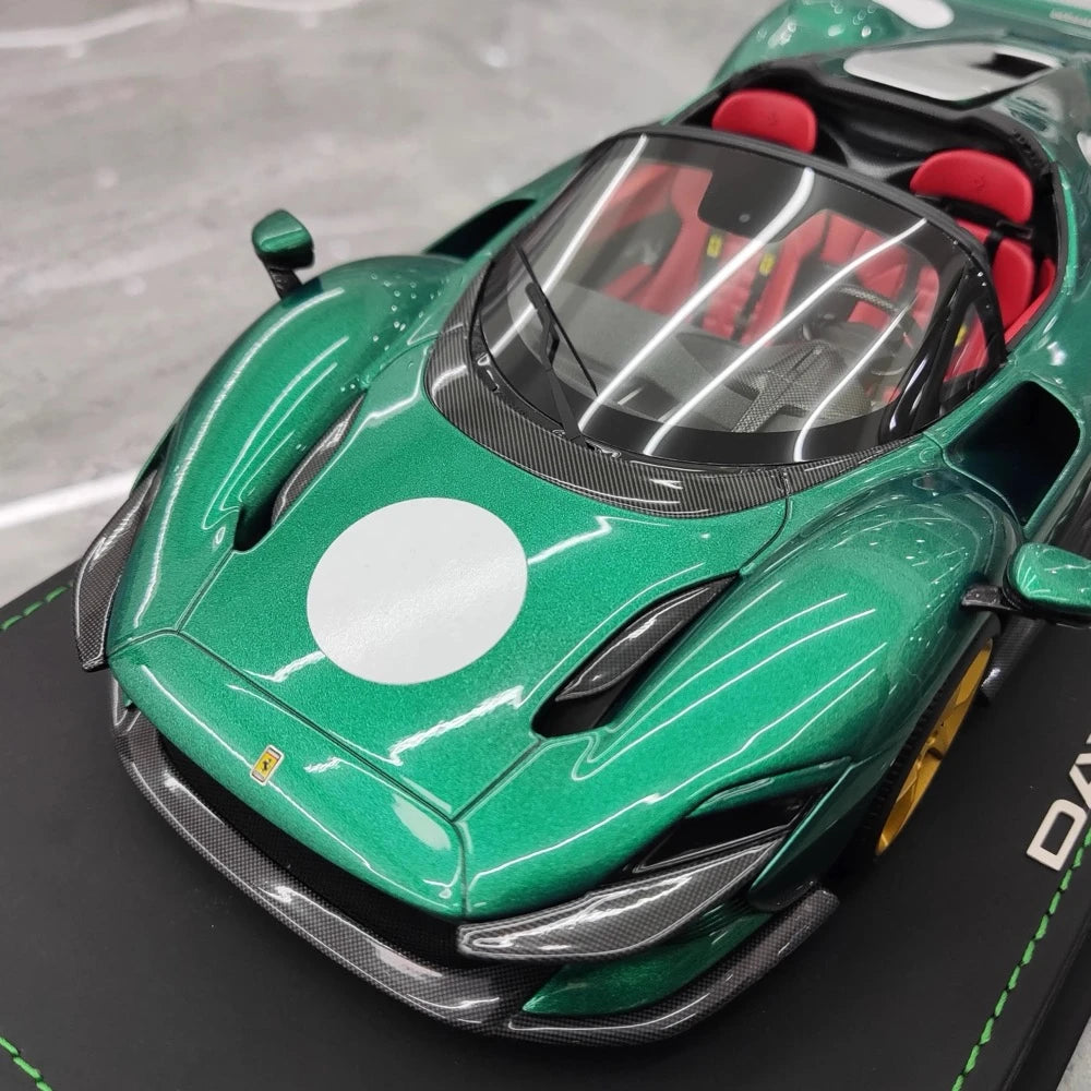 [BBR] 1:18 Ferrari 2021 Daytona SP3 Green Model Car Resin