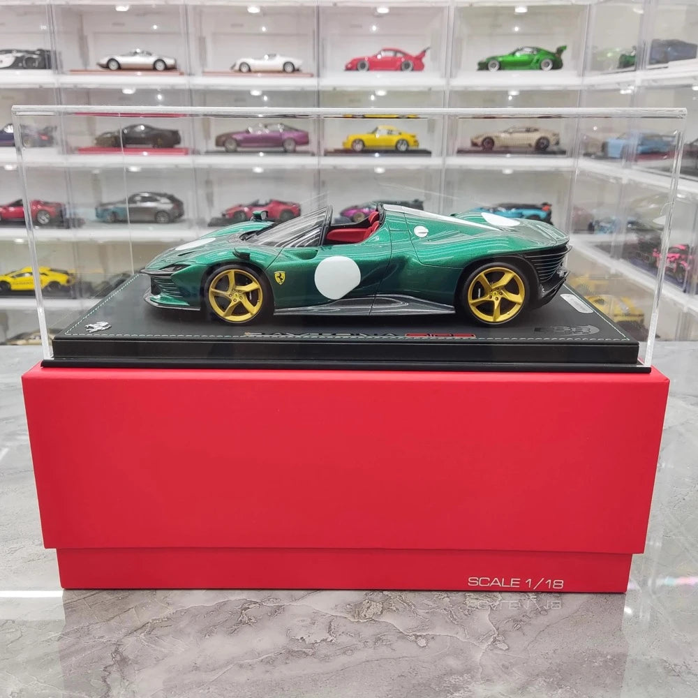 [BBR] 1:18 Ferrari 2021 Daytona SP3 groen modelauto Hars