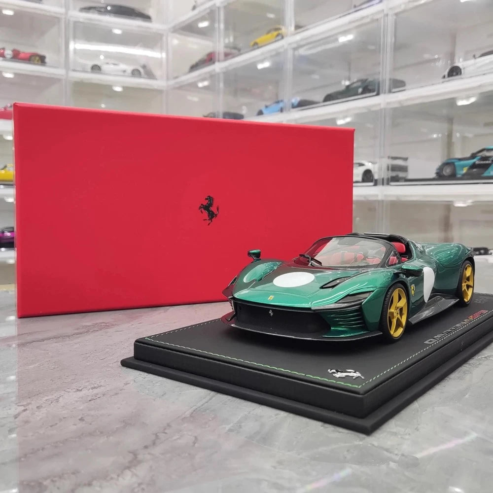 [BBR] 1:18 Ferrari 2021 Daytona SP3 Green Model Car Resin