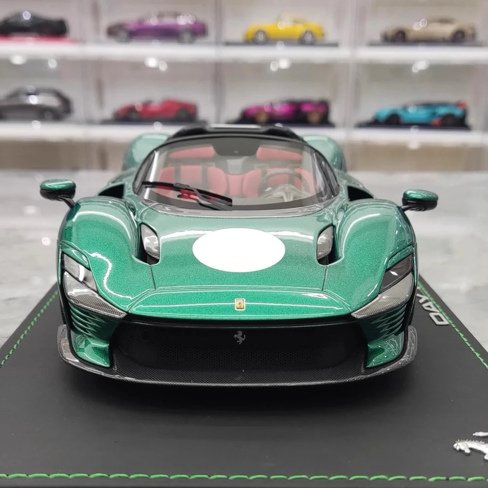 [BBR] 1:18 Ferrari 2021 Daytona SP3 Green Model Car Resin