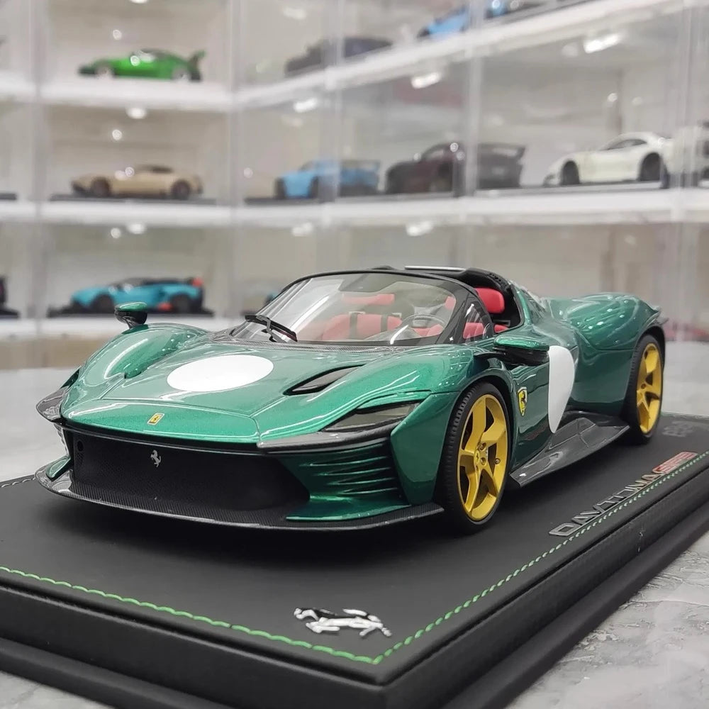 [BBR] 1:18 Ferrari 2021 Daytona SP3 groen modelauto Hars