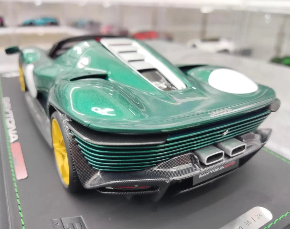 [BBR] 1:18 Ferrari 2021 Daytona SP3 groen modelauto Hars