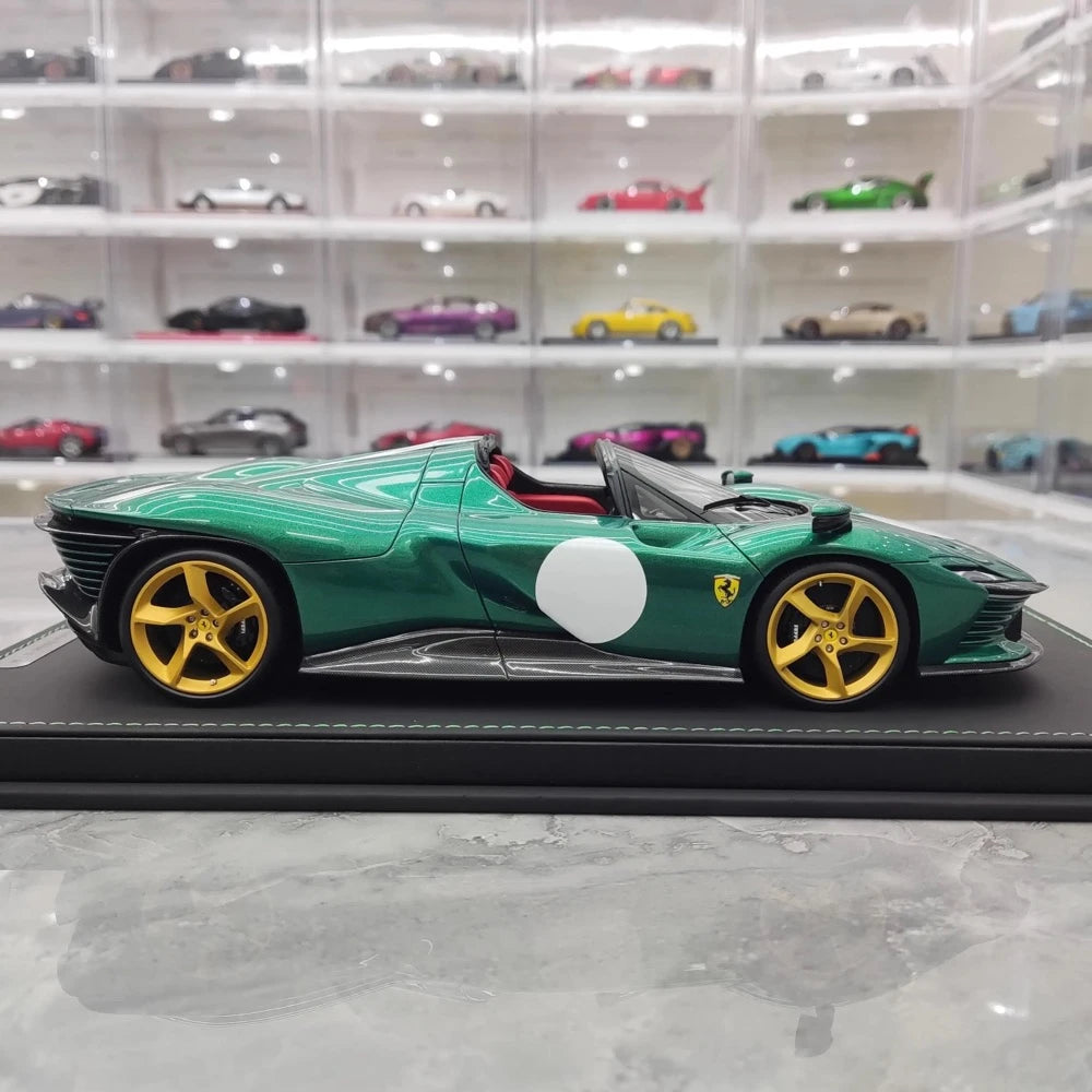 [BBR] 1:18 Ferrari 2021 Daytona SP3 Green Model Car Resin