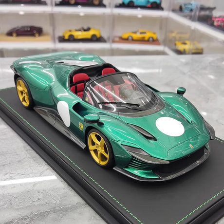[BBR] 1:18 Ferrari 2021 Daytona SP3 grön modellbil resin