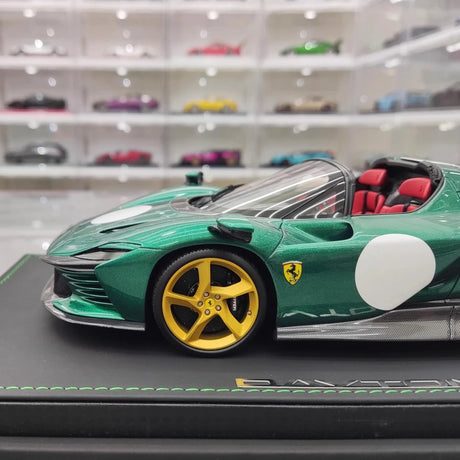 [BBR] 1:18 Ferrari 2021 Daytona SP3 grön modellbil resin