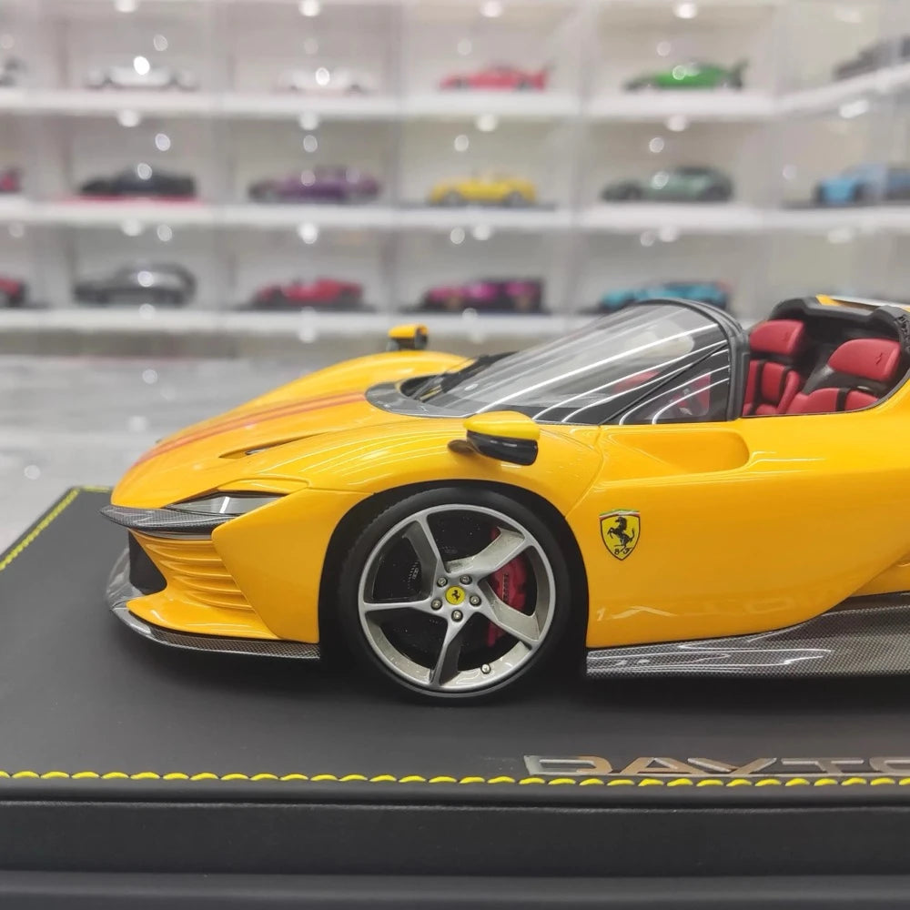 [BBR] 1:18 Ferrari 2021 Daytona SP3 Yellow Model Car Resin