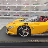 [BBR] 1:18 Ferrari 2021 Daytona SP3 Yellow Model Car Resin