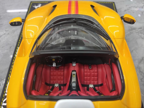 [BBR] 1:18 Ferrari 2021 Daytona SP3 Yellow Model Car Resin