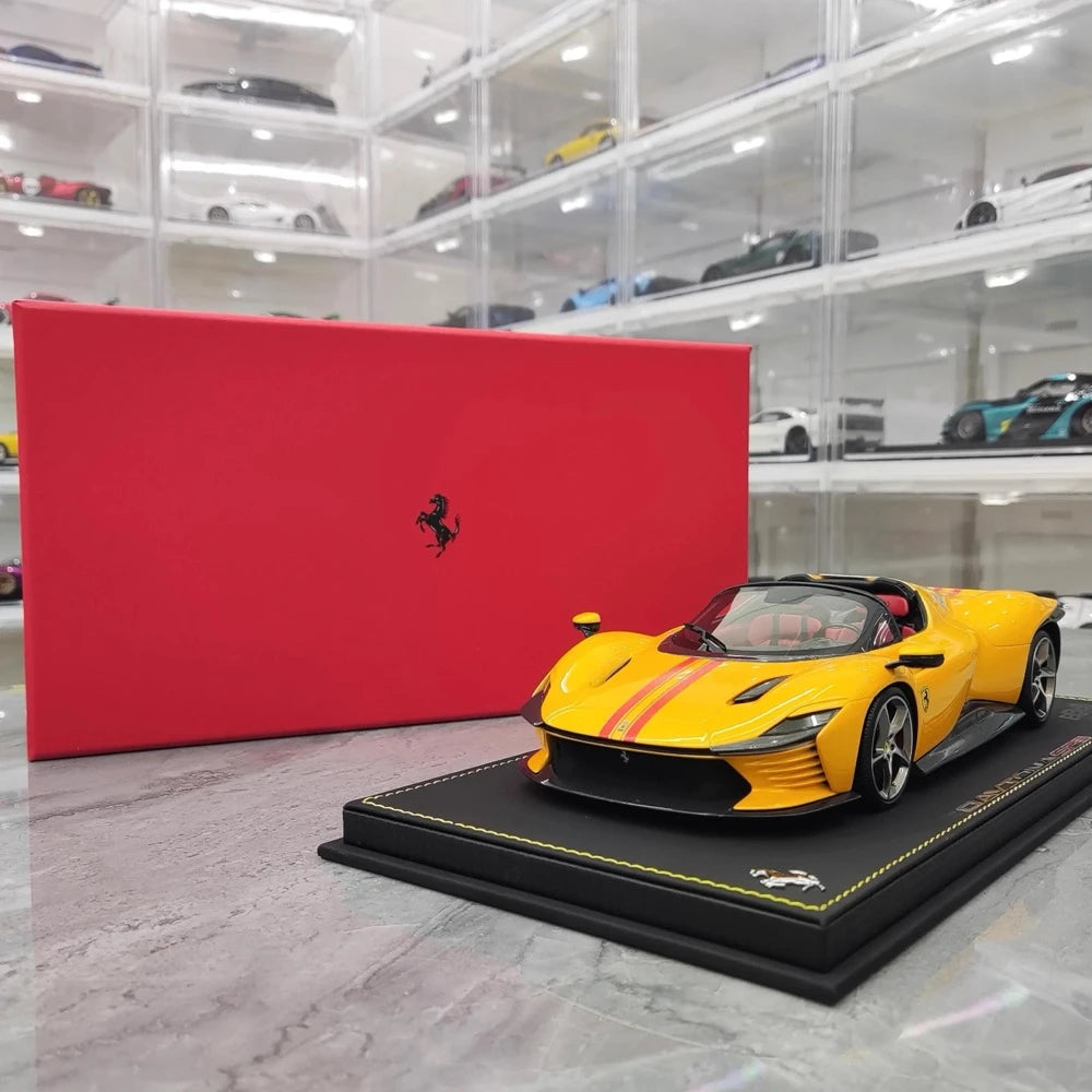 [BBR] 1:18 Ferrari 2021 Daytona SP3 Yellow Model Car Resin