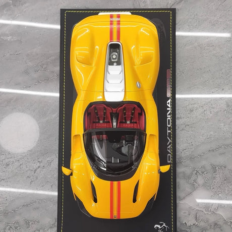 [BBR] 1:18 Ferrari 2021 Daytona SP3 Yellow Model Car Resin
