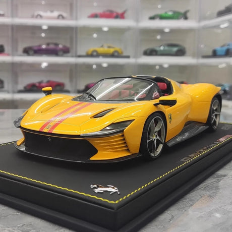 [BBR] 1:18 Ferrari 2021 Daytona SP3 Yellow Model Car Resin