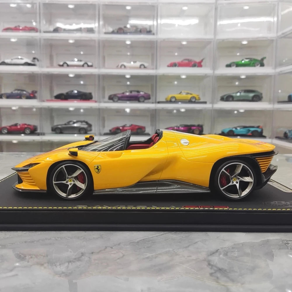 [BBR] 1:18 Ferrari 2021 Daytona SP3 Yellow Model Car Resin
