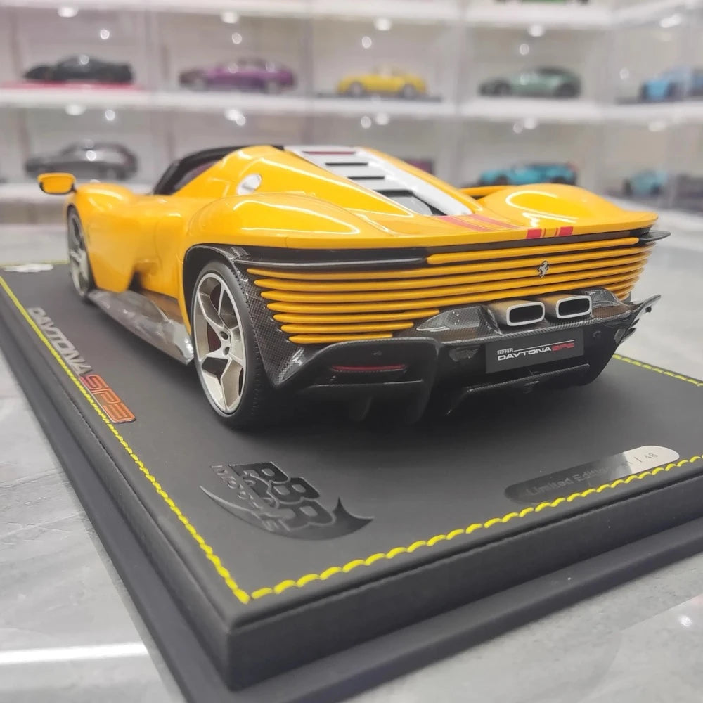 [BBR] 1:18 Ferrari 2021 Daytona SP3 Yellow Model Car Resin
