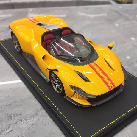 [BBR] 1:18 Ferrari 2021 Daytona SP3 Yellow Model Car Resin