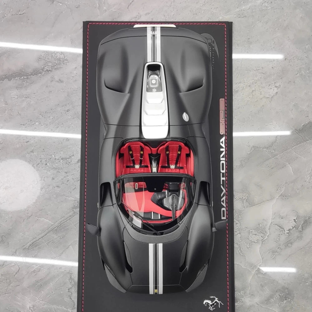 [BBR] 1:18 Ferrari 2021 Daytona SP3 Black Model Car Resin