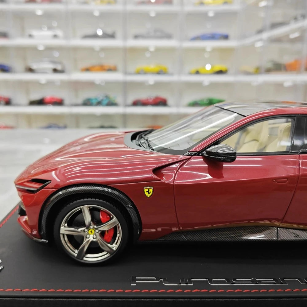 [BBR] 1:18 Ferrari 2022 Purosangue Crimson Model Car Resin