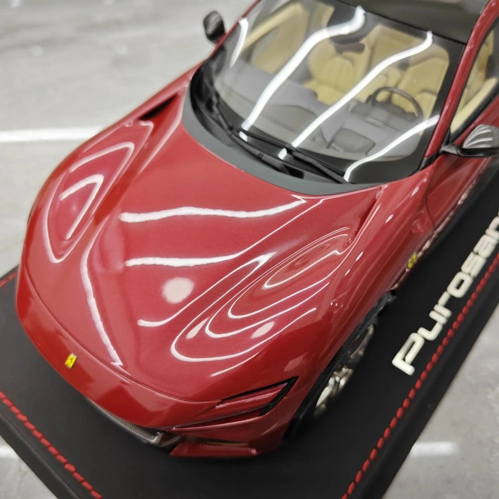 [BBR] 1:18 Ferrari 2022 Purosangue Crimson Model Car Resin