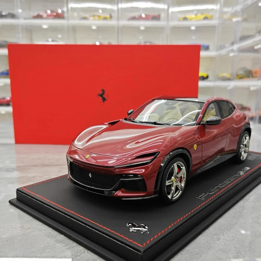 [BBR] 1:18 Ferrari 2022 Purosangue Crimson Model Car Resin