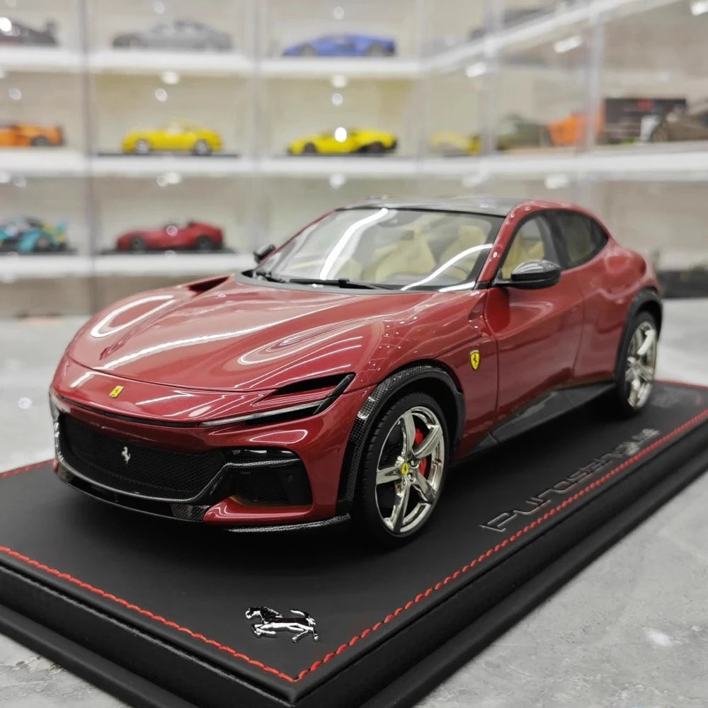 [BBR] 1:18 Ferrari 2022 Purosangue Crimson Model Car Resin