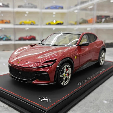 [BBR] 1:18 Ferrari 2022 Purosangue Crimson modellbil resin