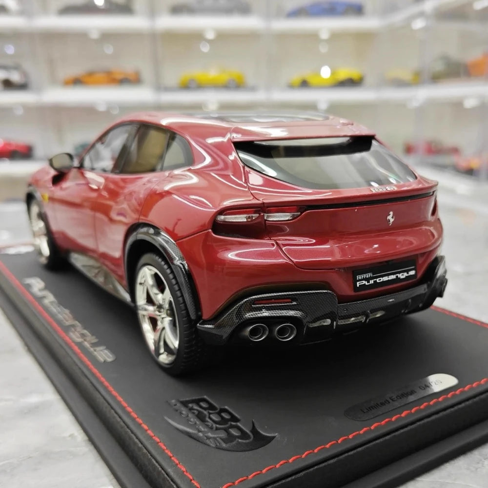[BBR] 1:18 Ferrari 2022 Purosangue Crimson Model Car Resin