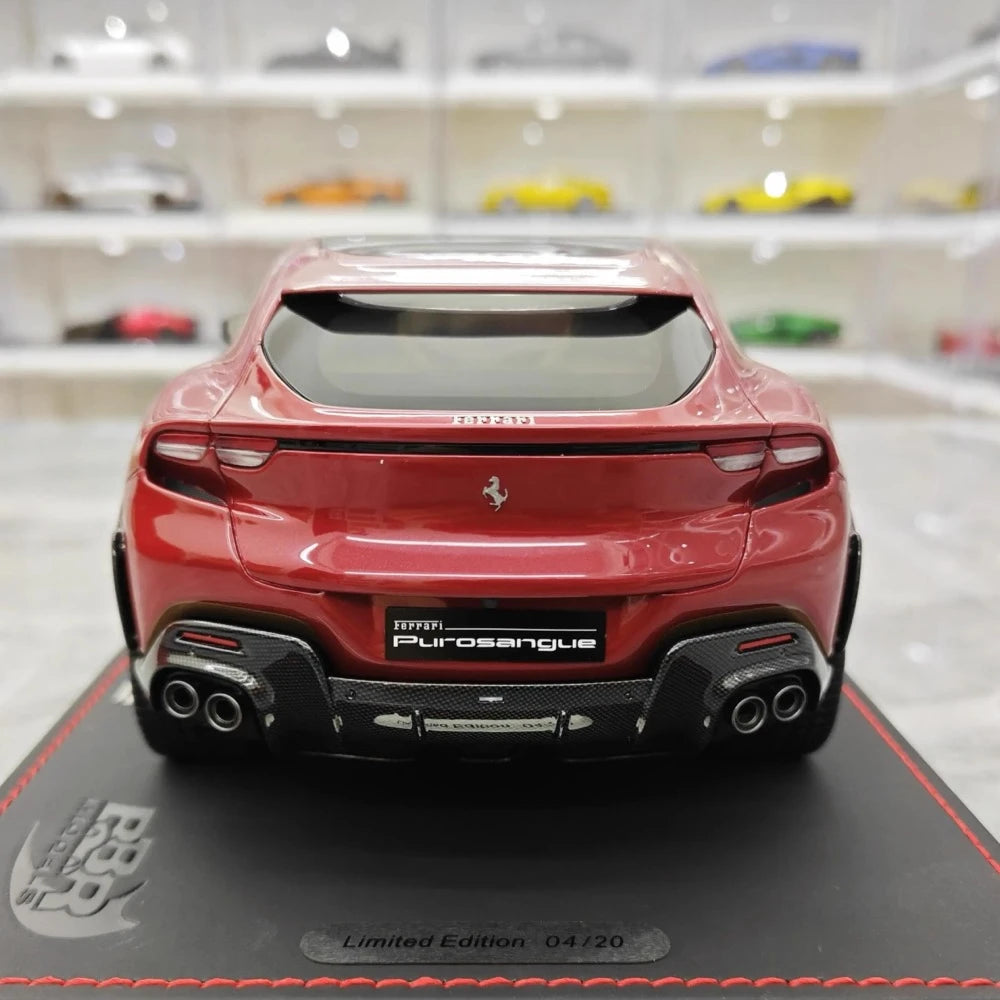 [BBR] 1:18 Ferrari 2022 Purosangue Crimson Model Car Resin