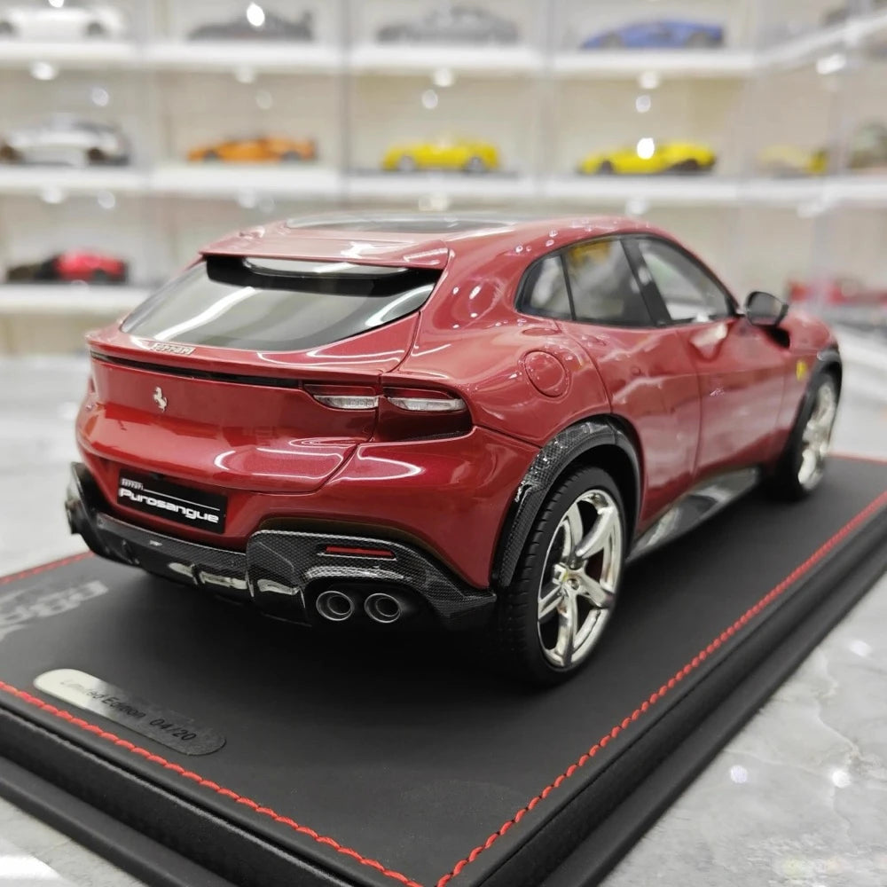 [BBR] 1:18 Ferrari 2022 Purosangue Crimson Model Car Resin