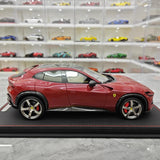 [BBR] 1:18 Ferrari 2022 Purosangue Crimson Model Car Resin