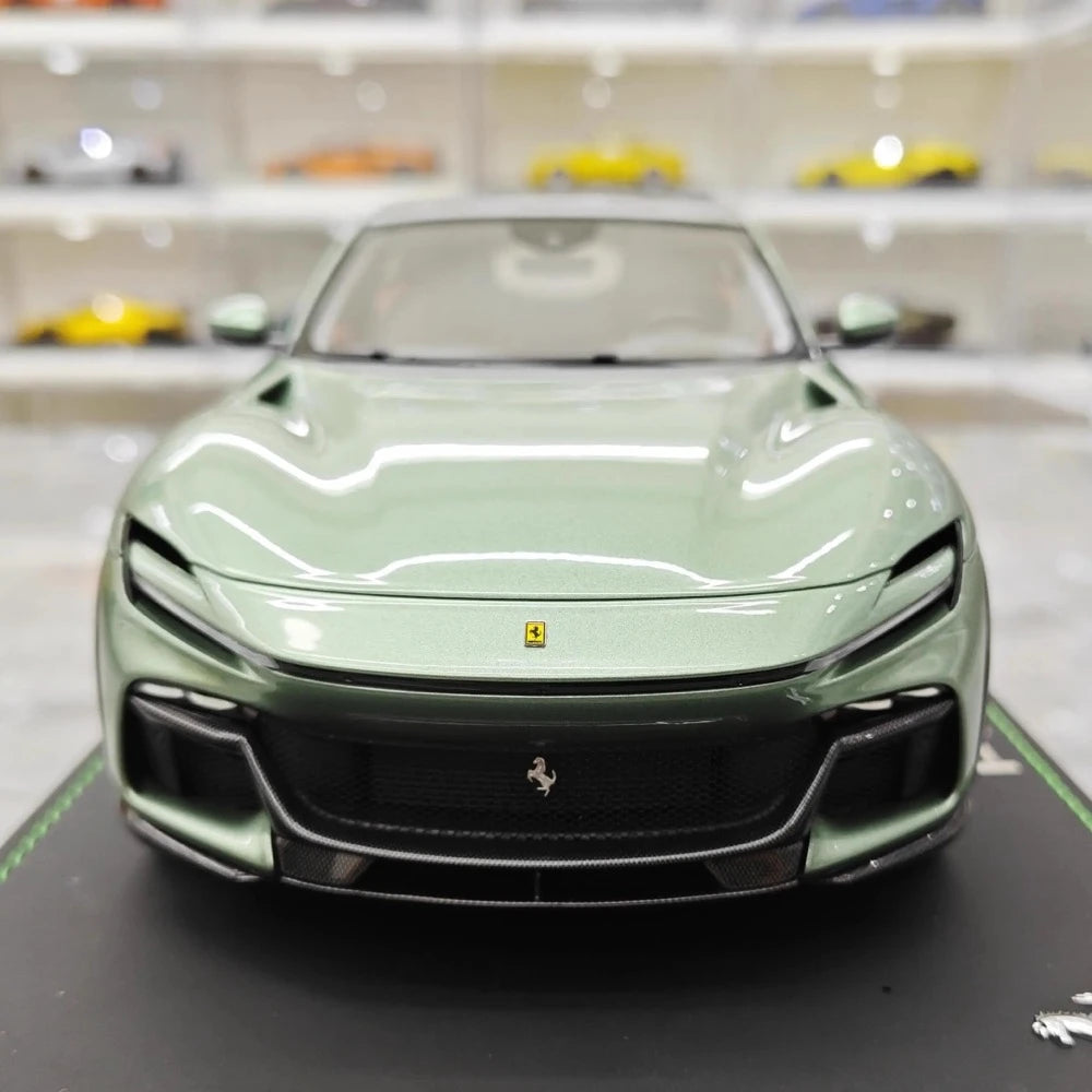 [BBR] 1:18 Ferrari 2022 Purosangue Green Model Car Resin