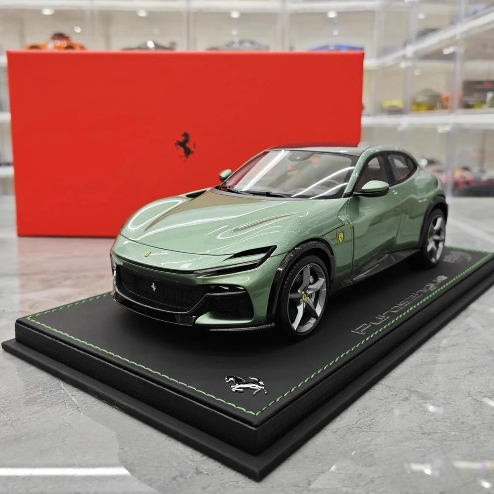 [BBR] 1:18 Ferrari 2022 Purosangue Green Model Car Resin