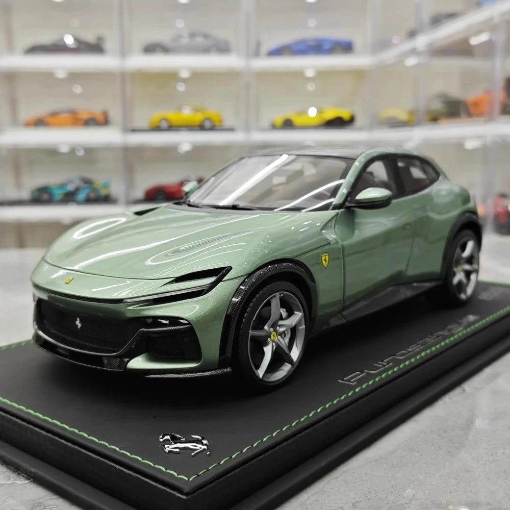 [BBR] 1:18 Ferrari 2022 Purosangue Green Model Car Resin