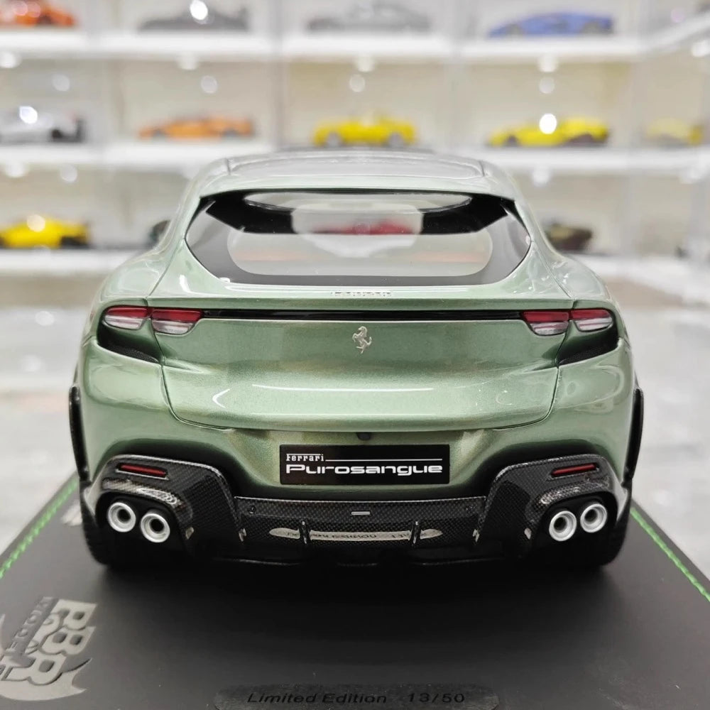 [BBR] 1:18 Ferrari 2022 Purosangue Green Model Car Resin
