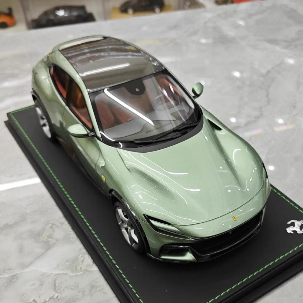 [BBR] 1:18 Ferrari 2022 Purosangue Green Model Car Resin