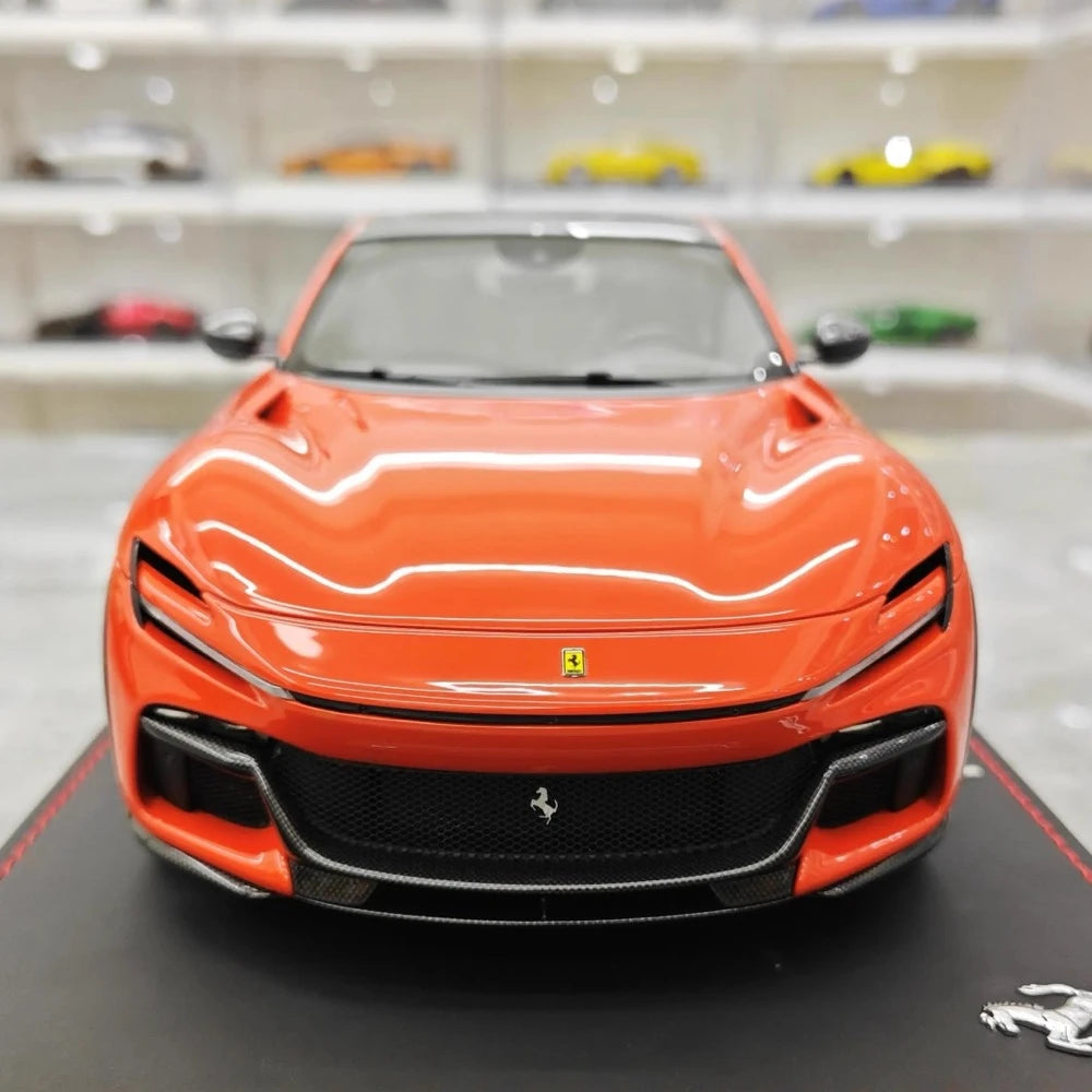 [BBR] 1:18 Ferrari 2022 Purosangue orange voiture miniature Resin