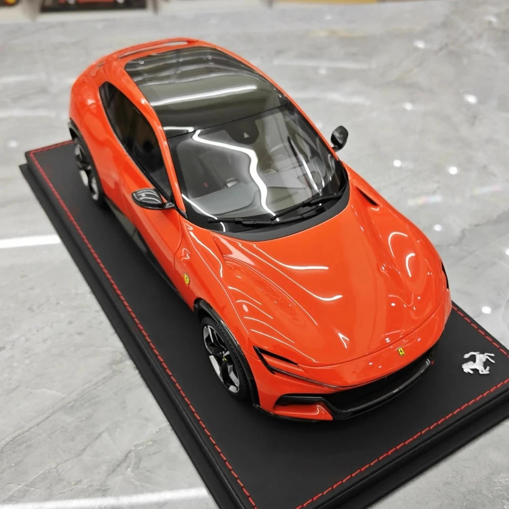 [BBR] 1:18 Ferrari 2022 Purosangue Orange Model Car Resin