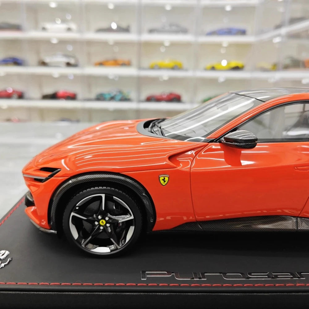 [BBR] 1:18 Ferrari 2022 Purosangue Orange Model Car Resin