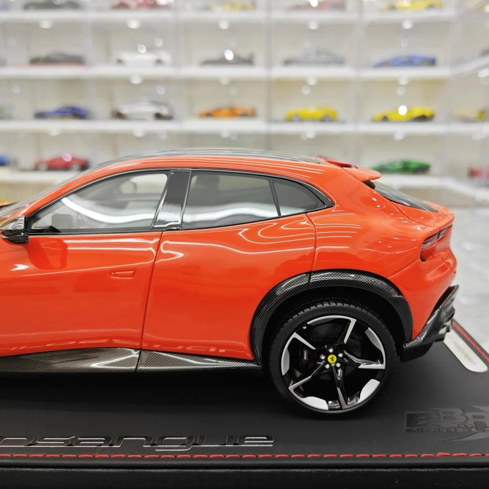 [BBR] 1:18 Ferrari 2022 Purosangue Orange Model Car Resin