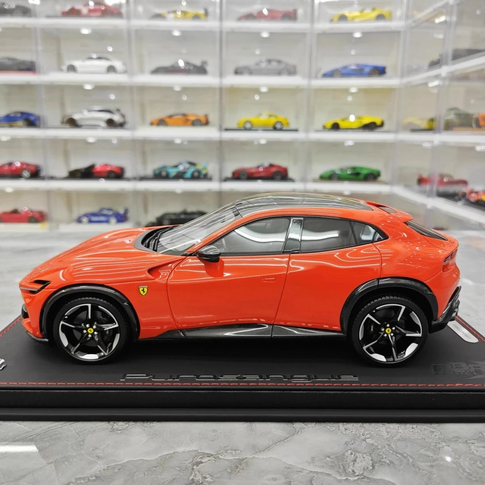 [BBR] 1:18 Ferrari 2022 Purosangue Orange Model Car Resin