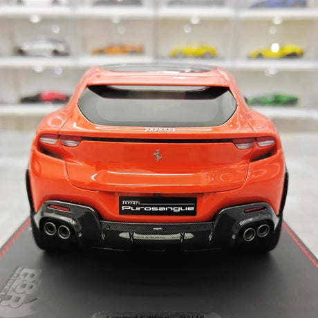 [BBR] 1:18 Ferrari 2022 Purosangue orange modellbil resin