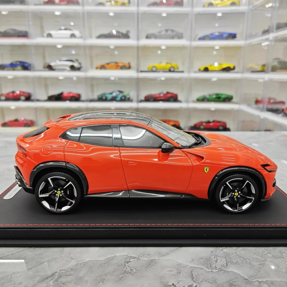 [BBR] 1:18 Ferrari 2022 Purosangue Orange Model Car Resin